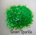 Load image into Gallery viewer, Green Sparkle - Sparkle Collection
