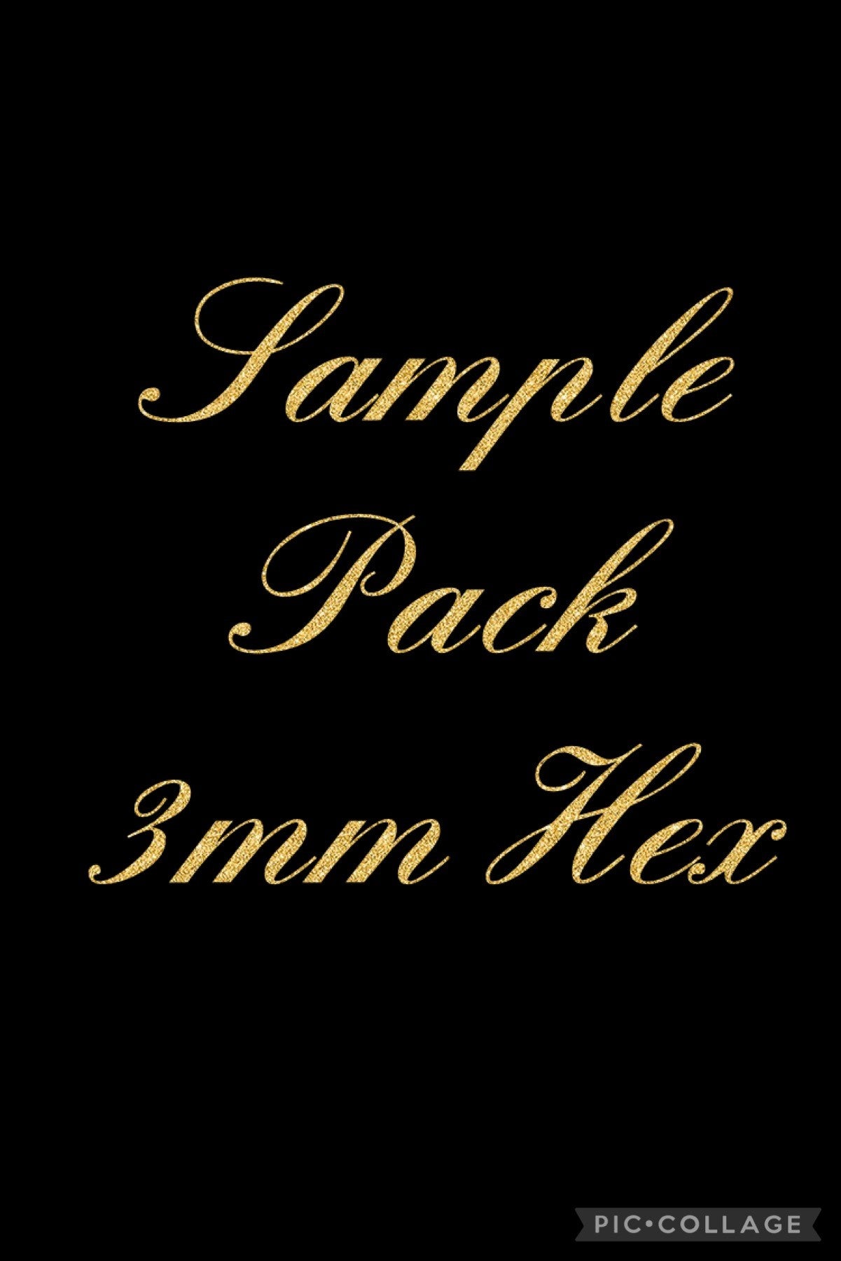 Sample Pack - 3mm Hex