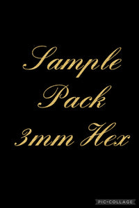 Sample Pack - 3mm Hex