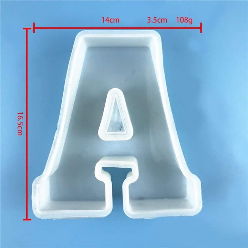 Large Stand Alone Letter Moulds