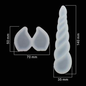 Unicorn Horn & Ears - Lollipop Moulds Collection