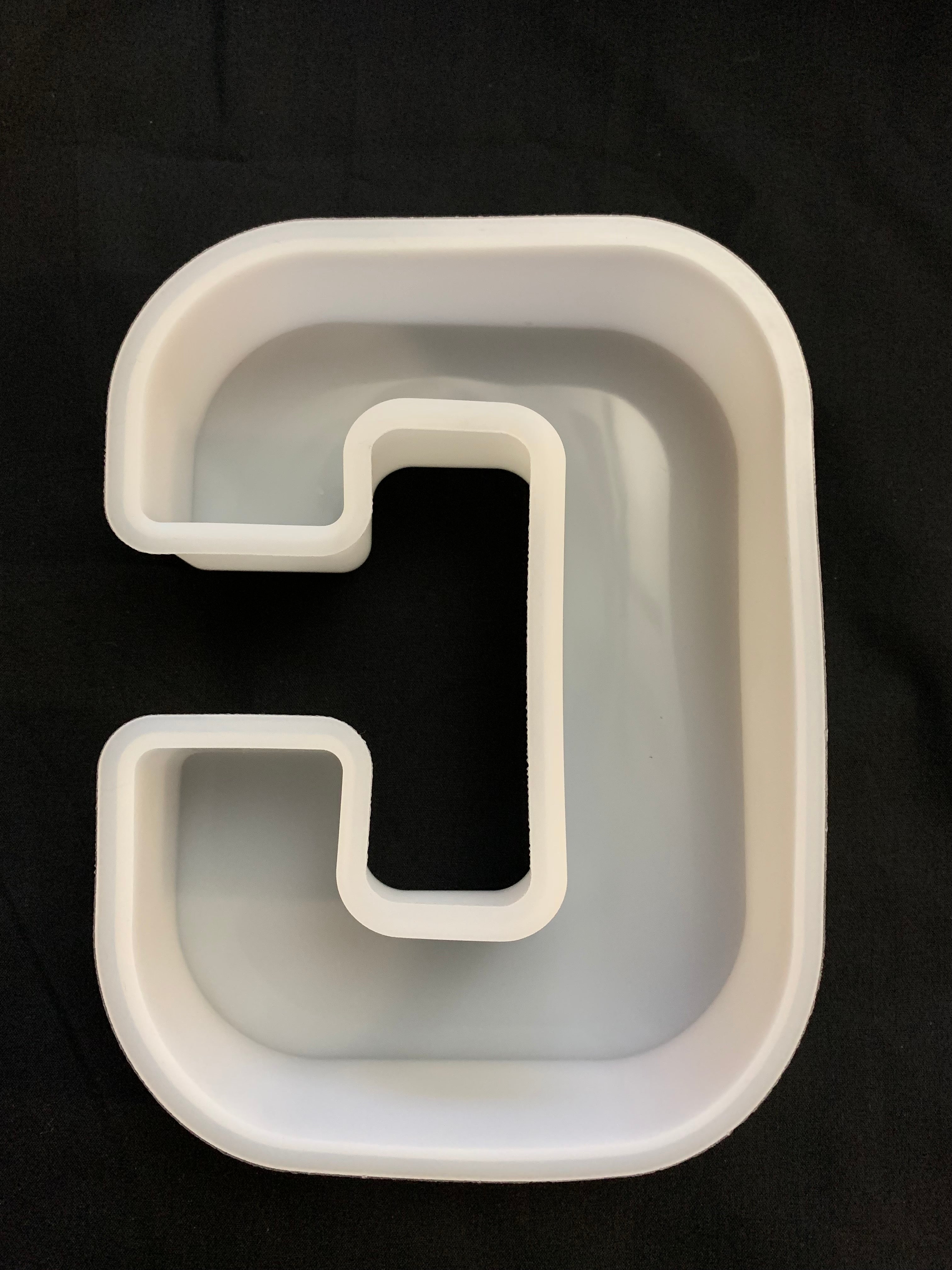 Large Stand Alone Letter Moulds