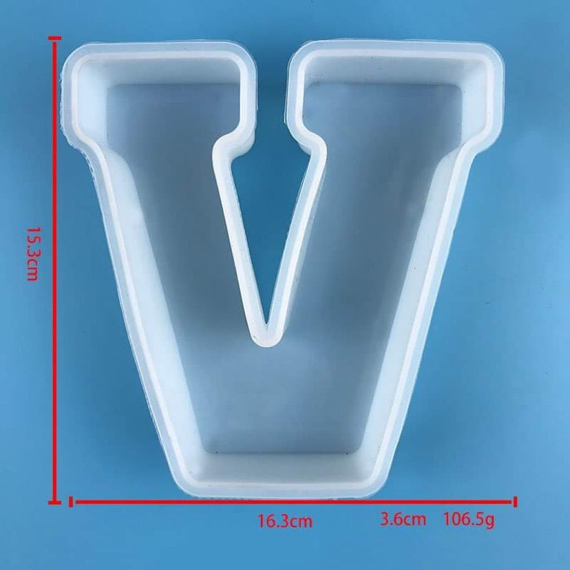 Large Stand Alone Letter Moulds