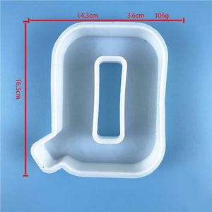 Large Stand Alone Letter Moulds