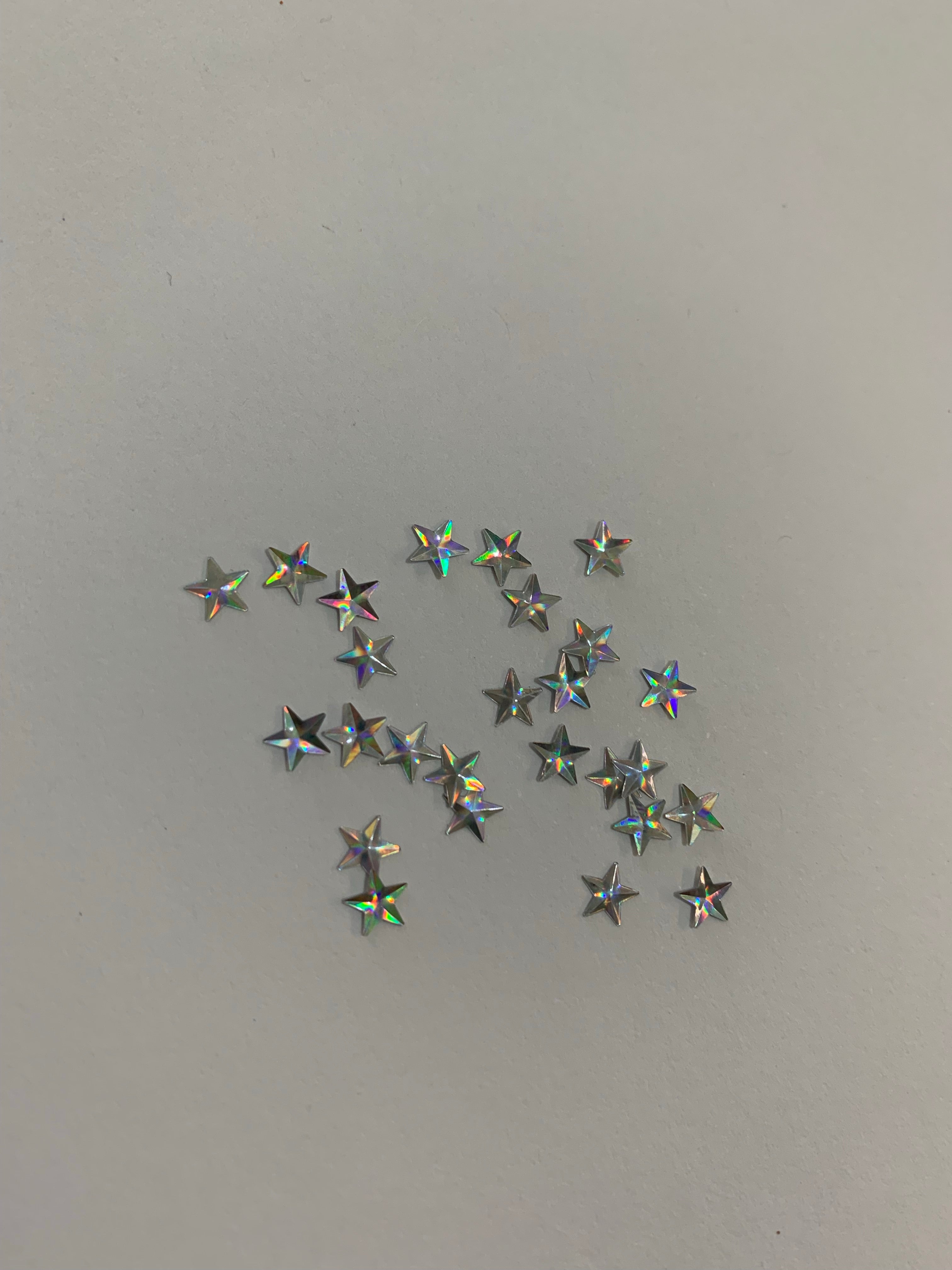 3D Stars Holo Silver 5mm - Shape Collection