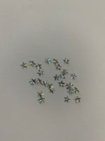 Load image into Gallery viewer, 3D Stars Holo Silver 5mm - Shape Collection
